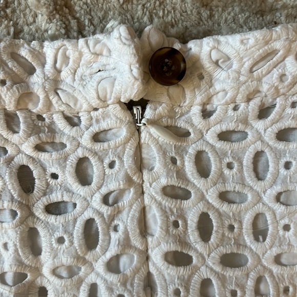 J Crew size 14 Lined Embroidered Tank - Picture 7 of 9